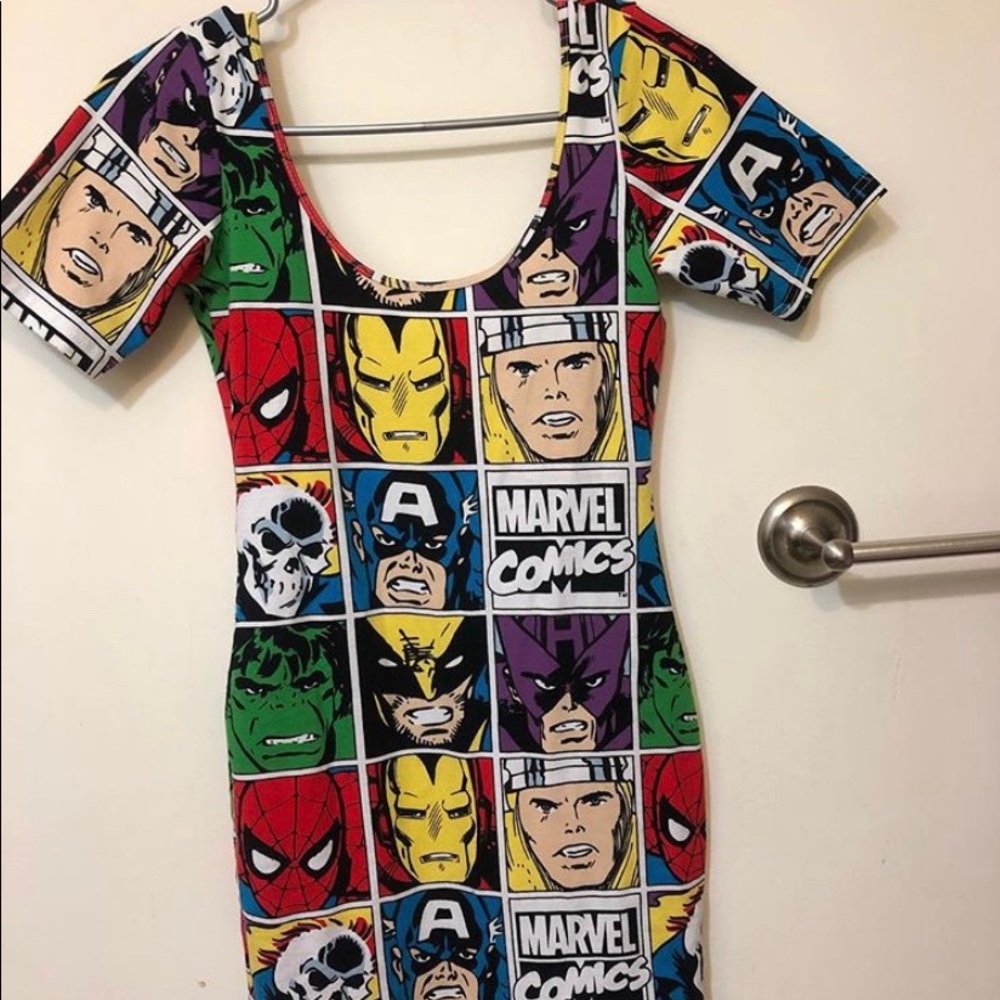 Marvel comic dress, size M